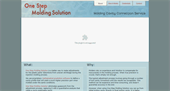 Desktop Screenshot of onestepmolding.com